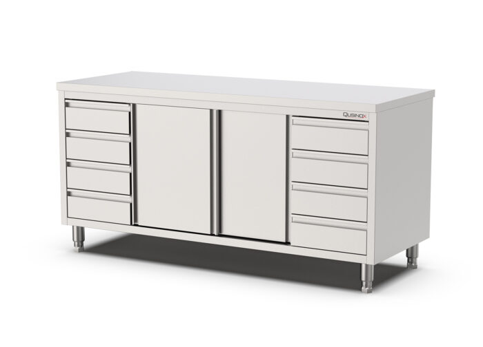 Schuifdeur werkbank met Links en Rechts laden - Afbeelding 2